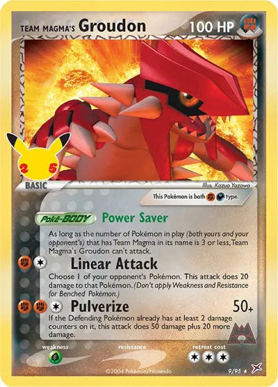 Team Magma's Groudon [Classic Collection] 9/95 - Pokémon Celebrations: Classic Collection
