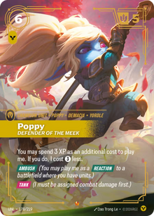 Poppy, Defender of the Meek [Epic] UNL 178/219 - Riftbound Unleashed
