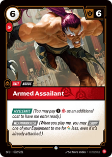 Armed Assailant [Common] SFD 002/221 - Riftbound Spiritforged