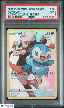 Piplup [Secret Rare] #239/236 - Cosmic Eclipse [PSA 9]