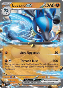 Lucario ex [Double Rare] 051/131 - Pokemon Prismatic Evolutions