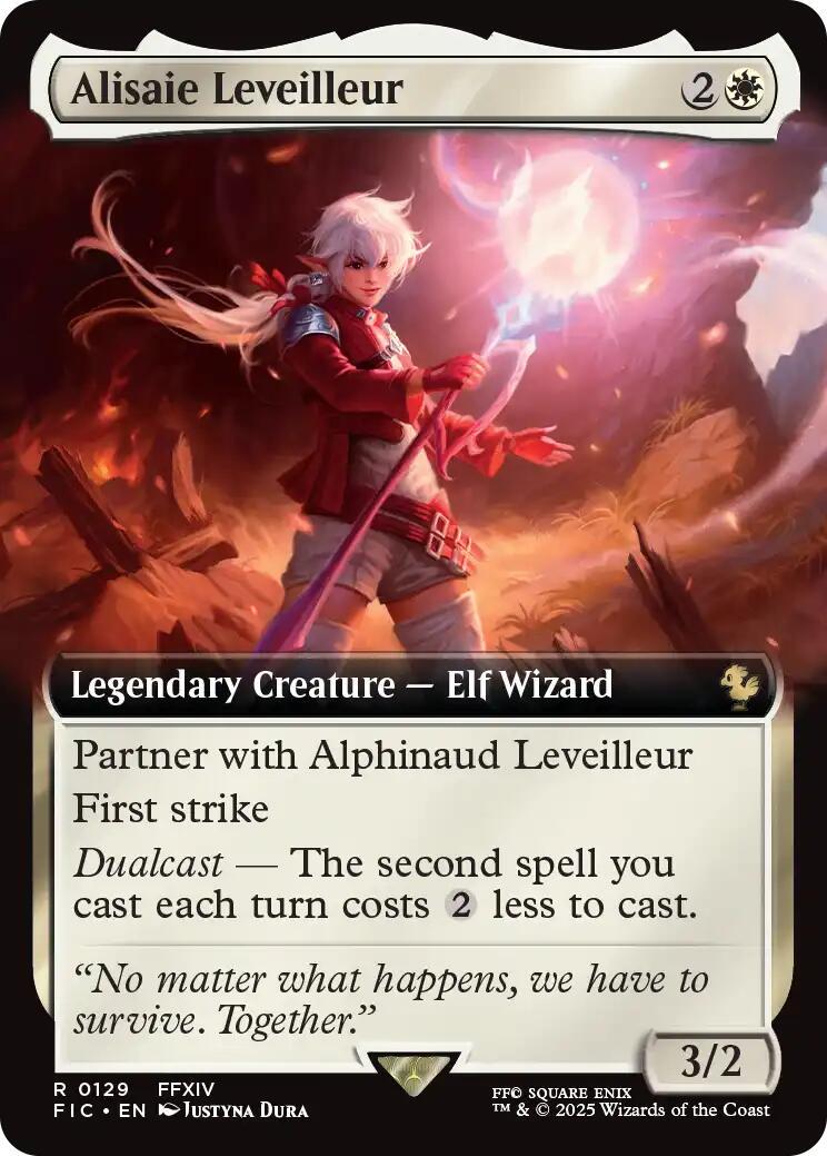 Alisaie Leveilleur [Extended Art] #129 Magic Final Fantasy Commander
