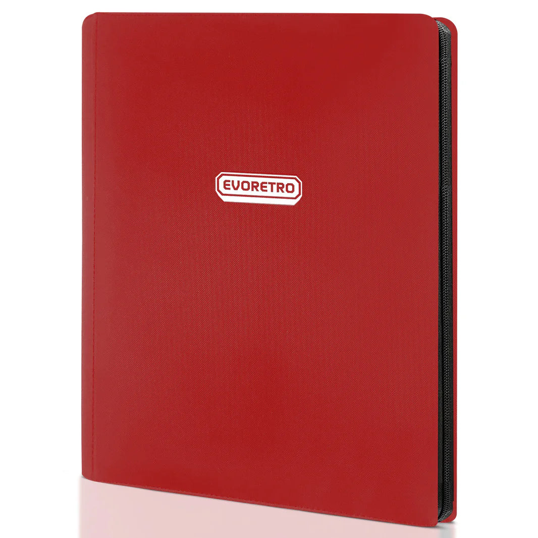 Evoretro: 9-Pocket Zip-Up Trading Card Binder for 360 cards