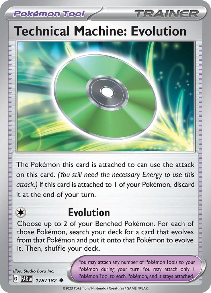 Technical Machine Evolution [Uncommon] #178/182 - Pokemon Paradox Rift