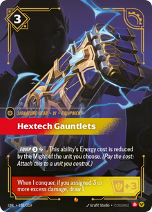 Hextech Gauntlets [Epic] UNL 188/219 - Riftbound Unleashed