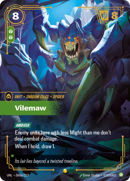 Vilemaw [Alternate Art] UNL 060a/219 - Riftbound Unleashed