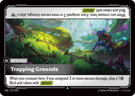 Trapping Grounds [Battlefield] UNL 217/219 - Riftbound Unleashed