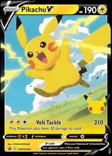 Pikachu V #SWSH143 - Celebrations