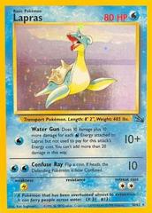 Pokemon: Lapras #10/62 - Fossil
