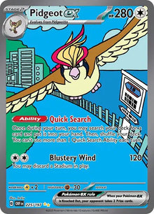 Pidgeot ex [Special Illustration Rare] 225/197 - Obsidian Flames
