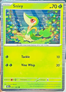 Snivy [Poster Holo Common] #001/086 - Pokemon Black Bolt