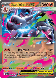 Mega Charizard X ex [Double Rare] 013/094 - Pokemon Phantasmal Flames