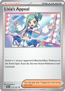 Lisia's Appeal [Uncommon] #179/191 - Pokemon Surging Sparks