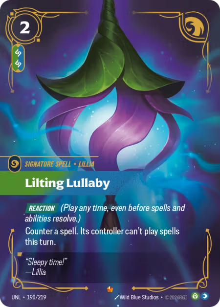Lilting Lullaby [Epic] UNL 190/219 - Riftbound Unleashed