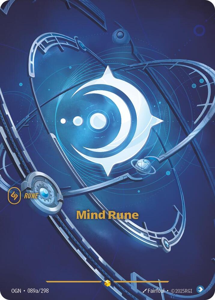 Mind Rune [Alternate Art] 089a/298 - Riftbound Origins