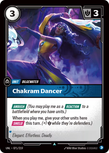 Chakram Dancer [Uncommon] UNL 071/219 - Riftbound Unleashed