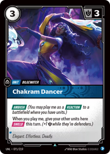 Chakram Dancer [Uncommon] UNL 071/219 - Riftbound Unleashed