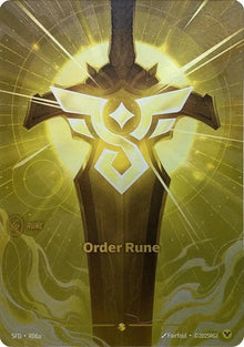 Order Rune (Alternate Art) R06a - Riftbound Spiritforged