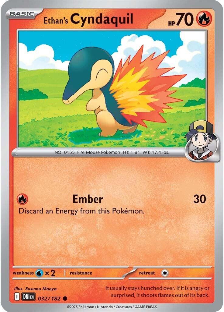Ethan's Cyndaquil [Common] #32 - Pokemon Destined Rival