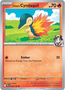 Ethan's Cyndaquil [Common] #32 - Pokemon Destined Rival