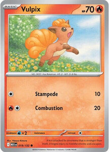 Vulpix  [Common] #019/132 - Pokemon Mega Evolution
