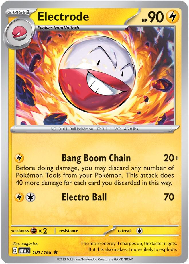 Electrode #101 Pokemon Scarlet & Violet 151 - MEW