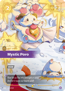 Mystic Poro [Overnumbered] UNL 224/219 - Riftbound Unleashed