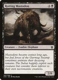 Rotting Mastodon - MTG Khans of Tarkir C 87