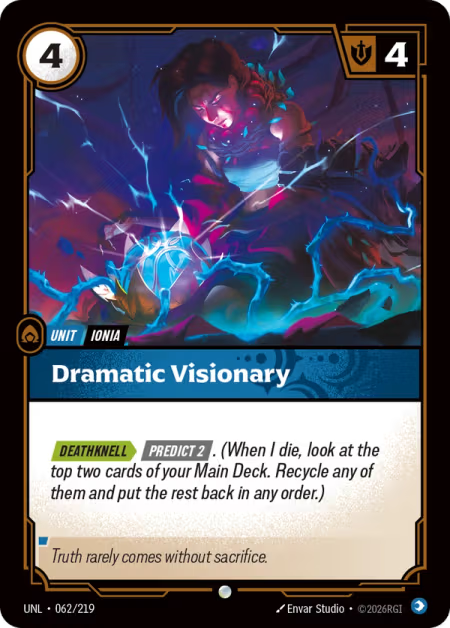Dramatic Visionary [Common] UNL 062/219 - Riftbound Unleashed