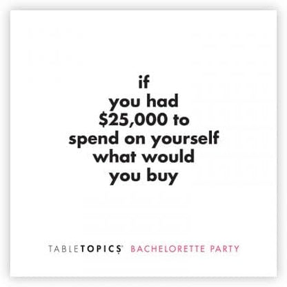 [TableTopics] Getting Married Conversation Pack - Trio