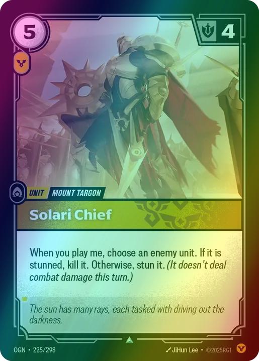 Solari Chief [Foil] #225/298 - Origins