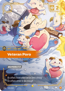 Veteran Poro [Overnumbered] UNL 223/219 - Riftbound Unleashed