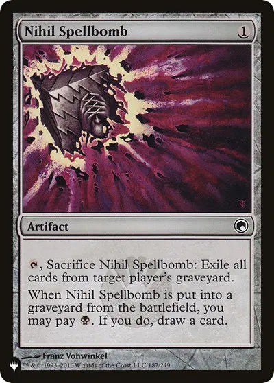 Nihil Spellbomb - MTG The List C 187