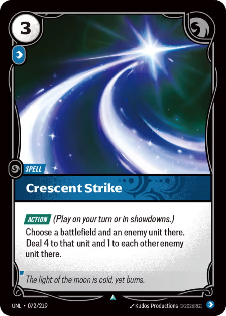 Crescent Strike [Uncommon] UNL 072/219 - Riftbound Unleashed