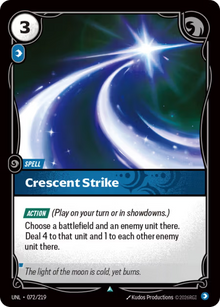 Crescent Strike [Uncommon] UNL 072/219 - Riftbound Unleashed