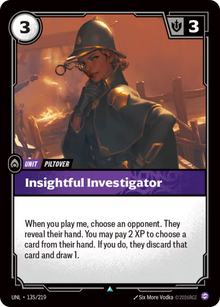 Insightful Investigator [Uncommon] UNL 135/219 - Riftbound Unleashed