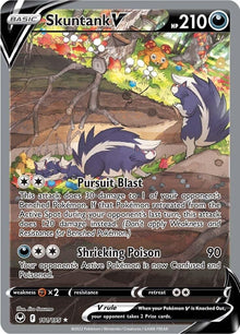 Skuntank V [Alternate Full Art Ultra Rare] 181/195 - Pokémon Silver Tempest