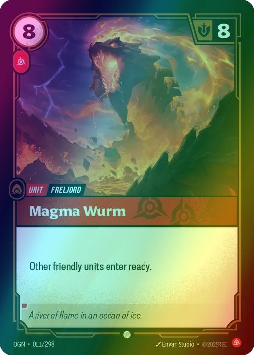Magma Wurm [Foil] #011/298 - Origins