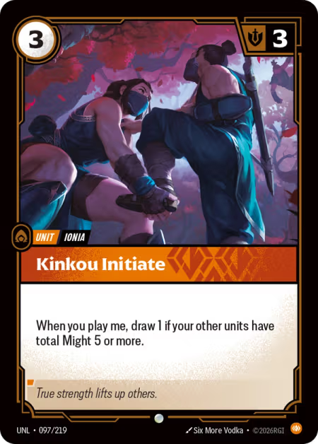 Kinkou Initiate [Common] UNL 097/219 - Riftbound Unleashed