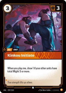 Kinkou Initiate [Common] UNL 097/219 - Riftbound Unleashed