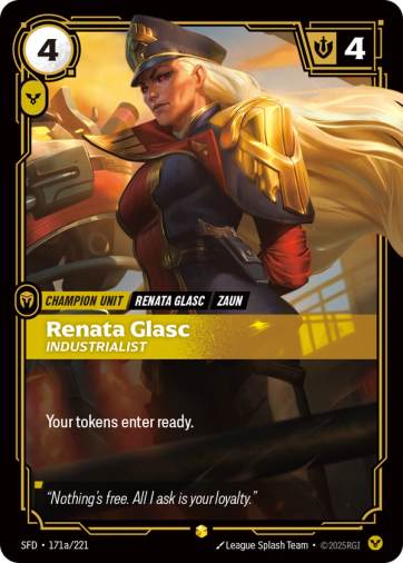 Renata Glasc - Industrialist [Alternate Art] SFD 171a/221 -  Riftbound Spiritforged
