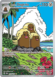 Alolan Dugtrio [Illustration Rare] #208/191 - Pokemon Surging Sparks