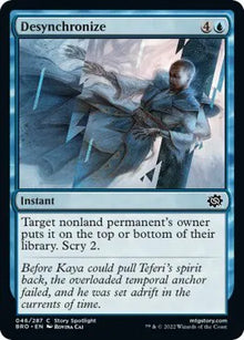 Desynchronize [Foil] - MTG The Brothers' War C 46