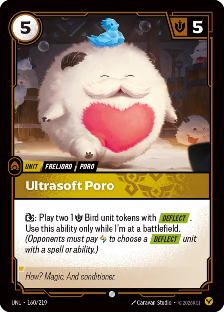 Ultrasoft Poro [Common] UNL 160/219 - Riftbound Unleashed