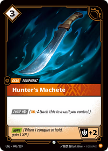 Hunter's Machete [Common] UNL 096/219 - Riftbound Unleashed