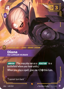 Diana, No Longer Human [Epic] UNL 149/219 - Riftbound Unleashed