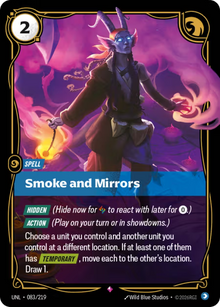 Smoke and Mirrors [Rare] UNL 083/219 - Riftbound Unleashed