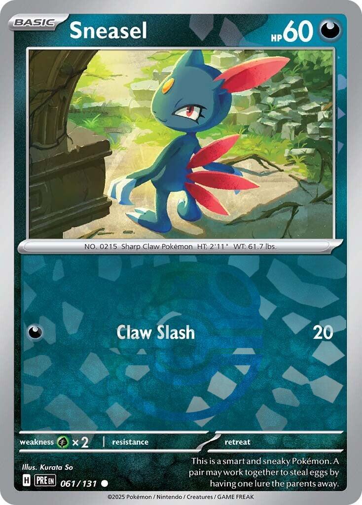 Sneasel [Master Ball] #061/131 - Prismatic Evolutions