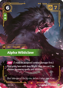 Alpha Wildclaw [Epic] UNL 057/219 - Riftbound Unleashed