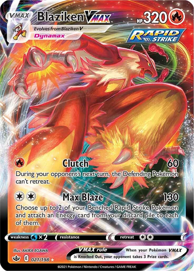 Blaziken VMAX [Ultra Rare] 021/198 - Pokémon Chilling Reign